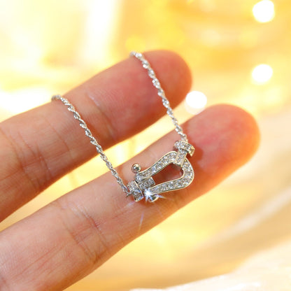[⭐Haelin Jewelry]FORCE 10 DIAMOND SILVER NECKLACE MINI MODEL