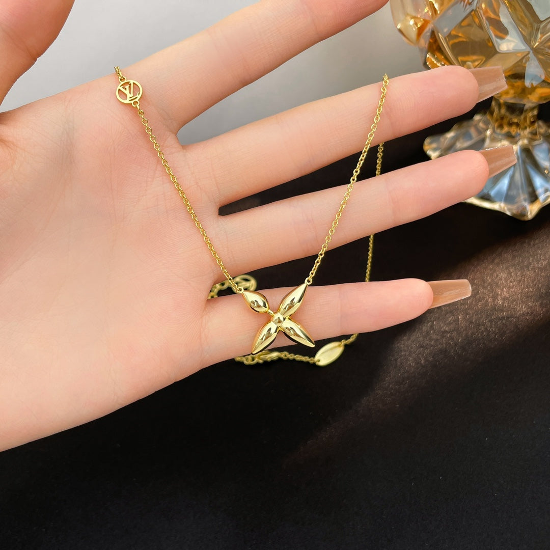 [⭐Haelin Jewelry]LOUISETTE GOLD NECKLACE