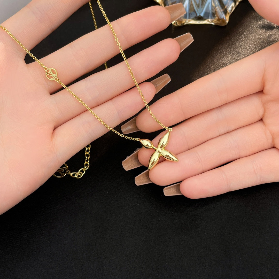 [⭐Haelin Jewelry]LOUISETTE GOLD NECKLACE