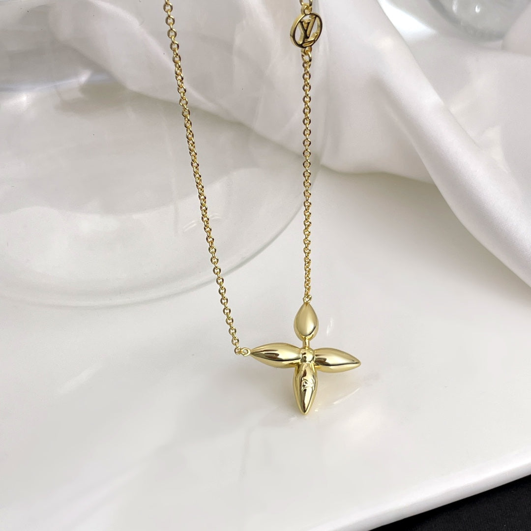 [⭐Haelin Jewelry]LOUISETTE GOLD NECKLACE