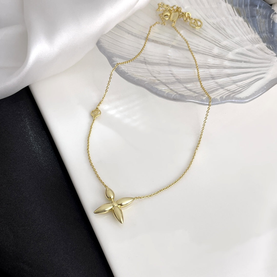 [⭐Haelin Jewelry]LOUISETTE GOLD NECKLACE
