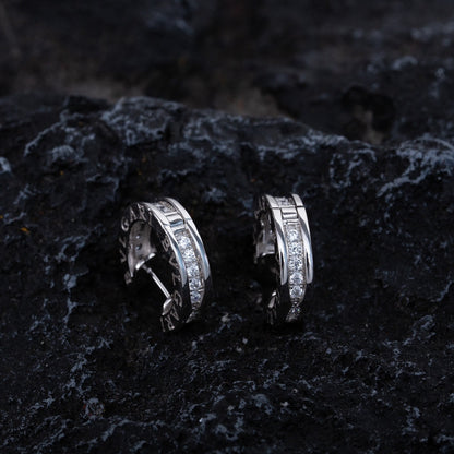 [⭐Haelin Jewelry]ZERO 1 MINI SILVER DIAMOND EARRINGS