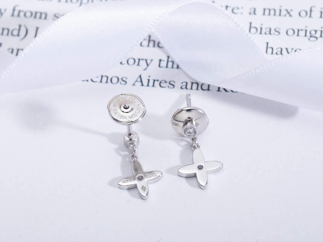 [⭐Haelin Jewelry]VIDYLLE SILVER DIAMOND MINI DROP EARRINGS