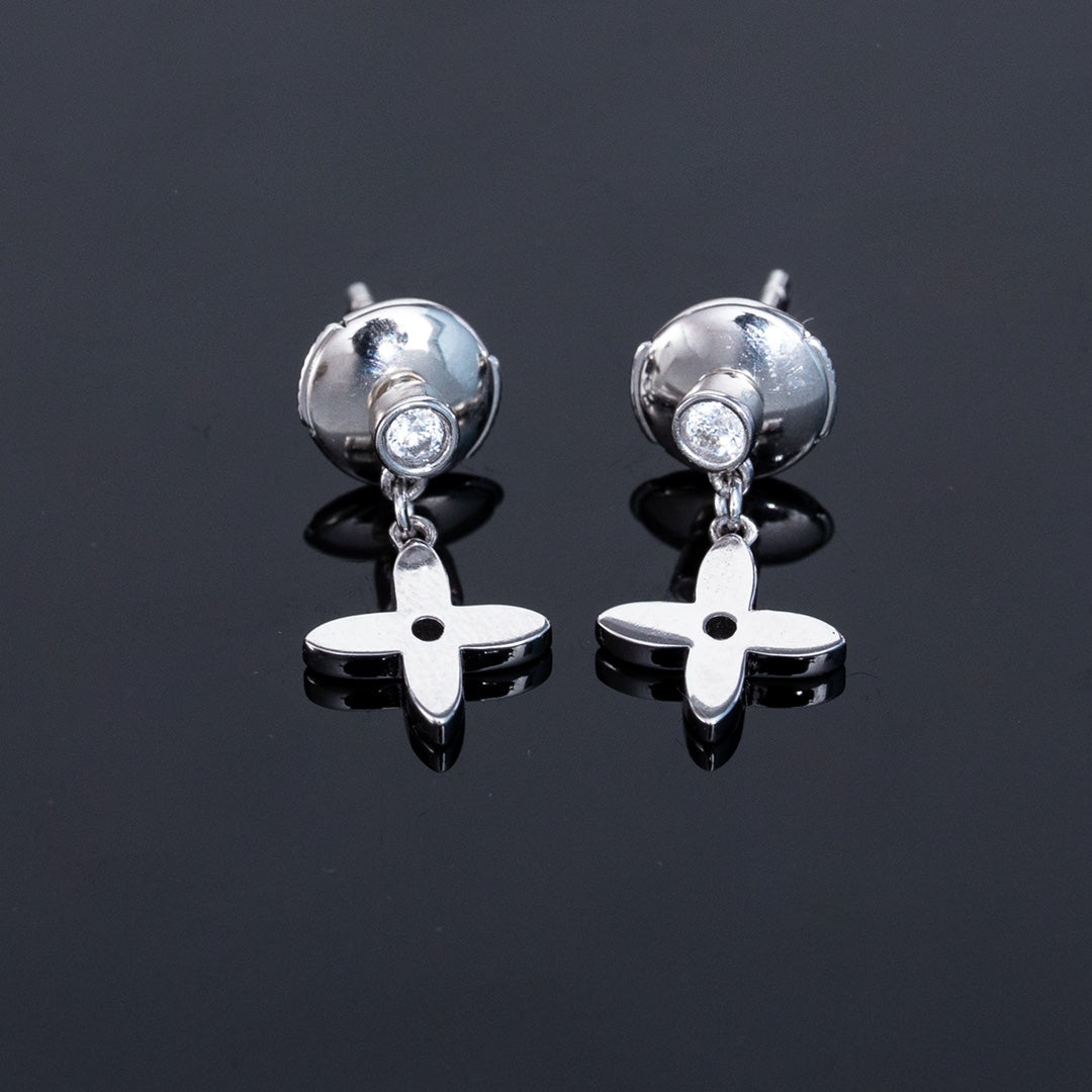 [⭐Haelin Jewelry]VIDYLLE SILVER DIAMOND MINI DROP EARRINGS