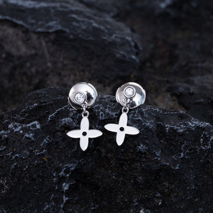 [⭐Haelin Jewelry]VIDYLLE SILVER DIAMOND MINI DROP EARRINGS