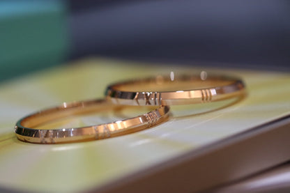 [Haelin Jewelry]ATLAS X PINK GOLD BRACELET