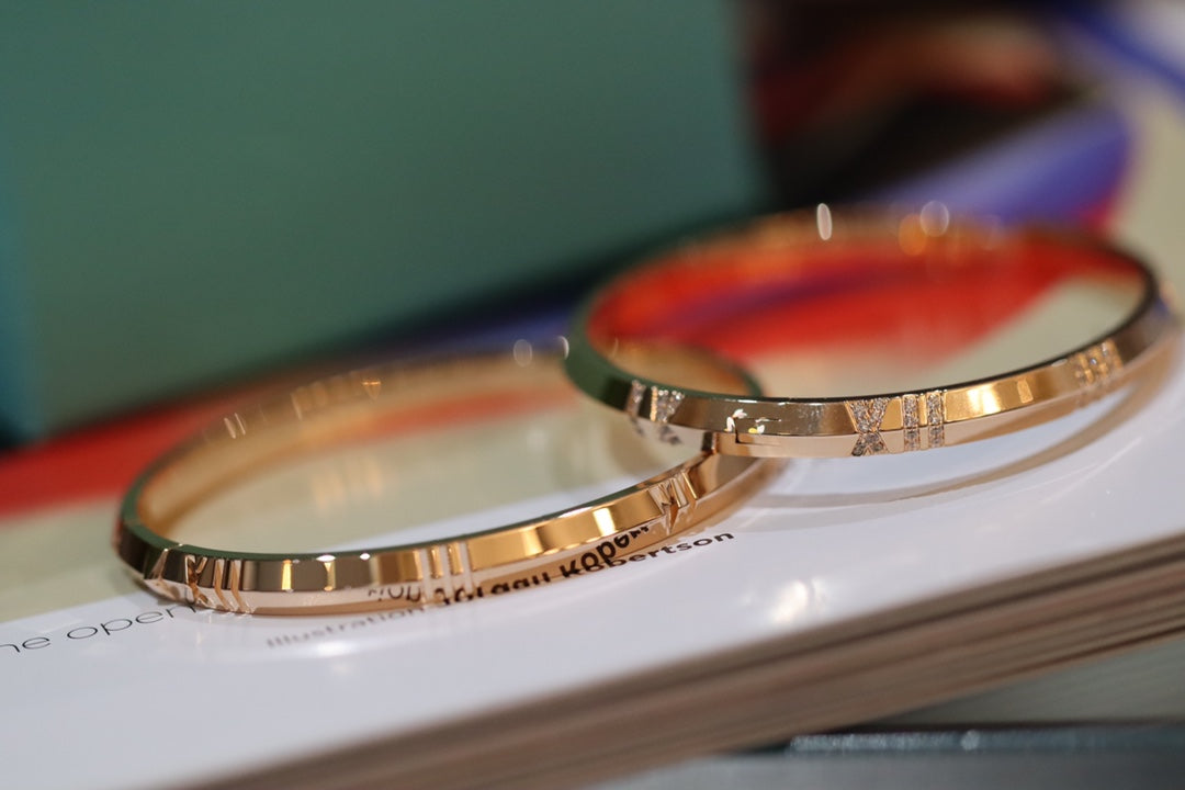 [Haelin Jewelry]ATLAS X PINK GOLD BRACELET