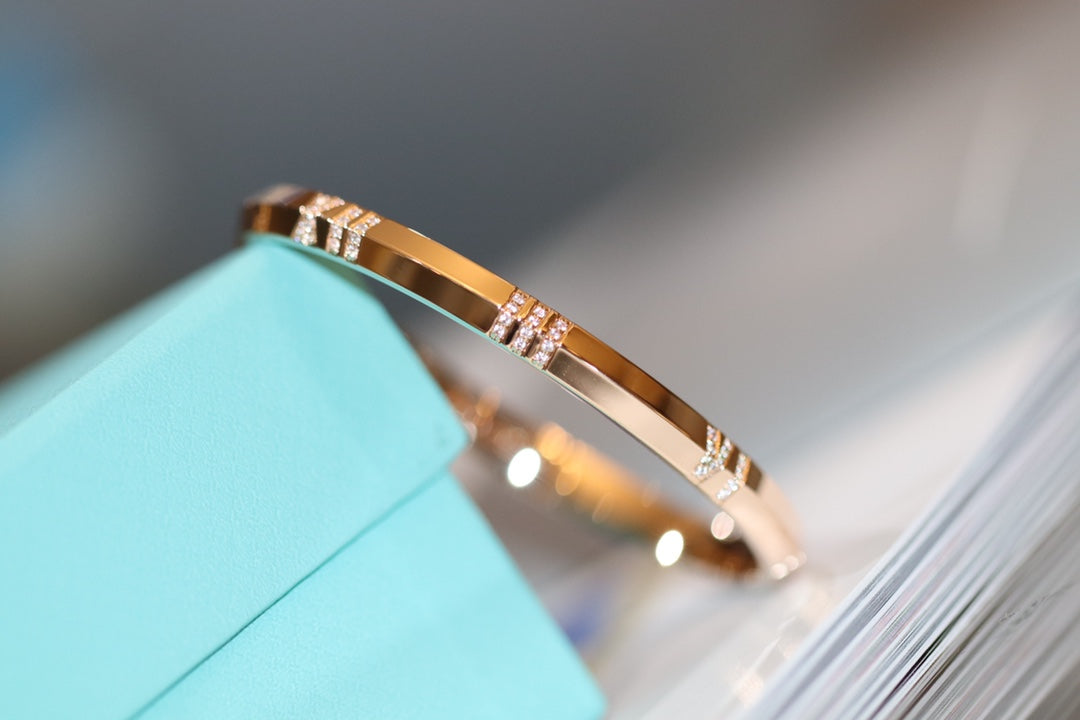 [Haelin Jewelry]ATLAS X PINK GOLD BRACELET