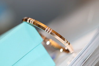 [Haelin Jewelry]ATLAS X PINK GOLD BRACELET