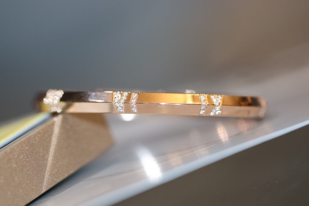 [Haelin Jewelry]ATLAS X PINK GOLD BRACELET