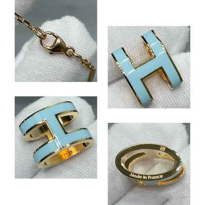 [⭐Haelin Jewelry]POP H SKY BLUE NECKLACE