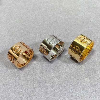 [⭐Haelin Jewelry]LOVE 11MM LARGE RING