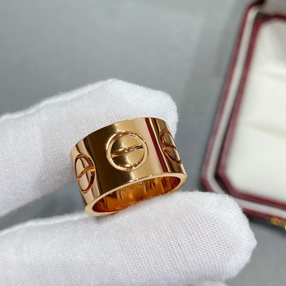 [⭐Haelin Jewelry]LOVE 11MM LARGE RING