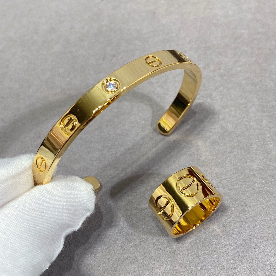 [⭐Haelin Jewelry]LOVE 11MM LARGE RING
