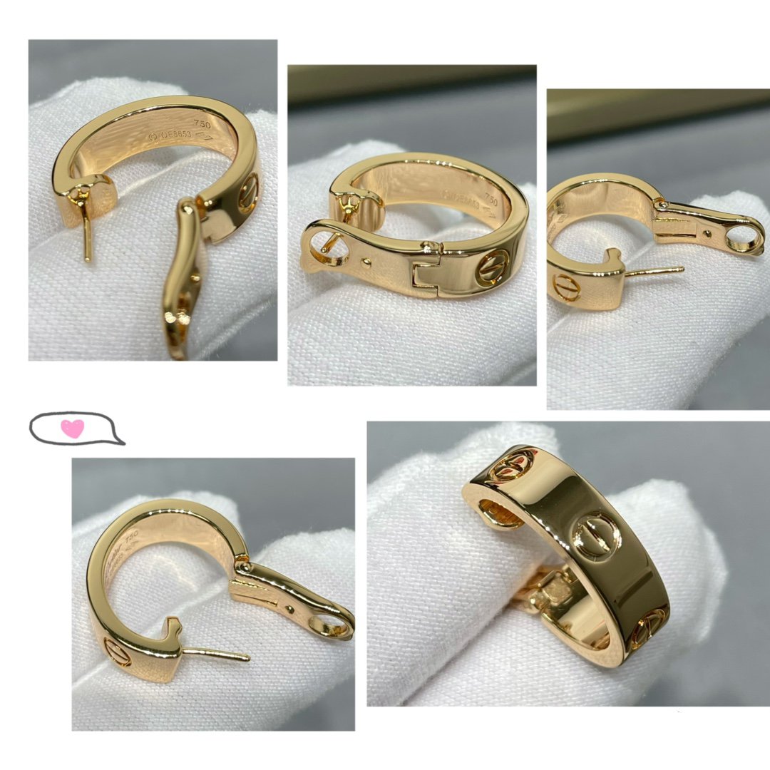 [⭐Haelin Jewelry]LOVE 5.5MM EARRINGS