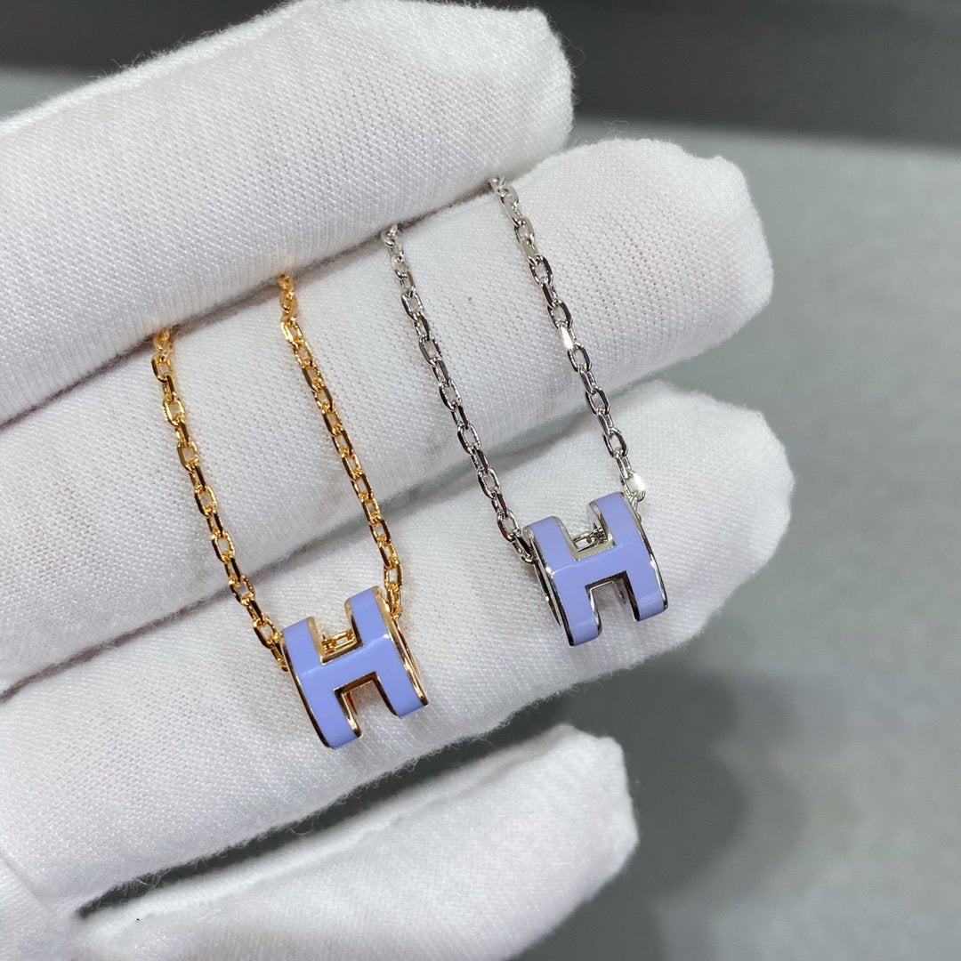 [⭐Haelin Jewelry]MINI POP H NECKLACE