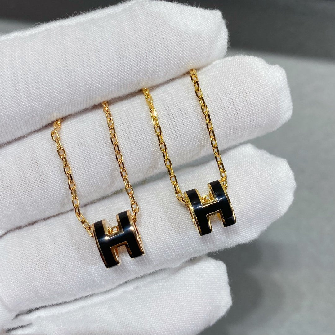 [⭐Haelin Jewelry]MINI POP H NECKLACE