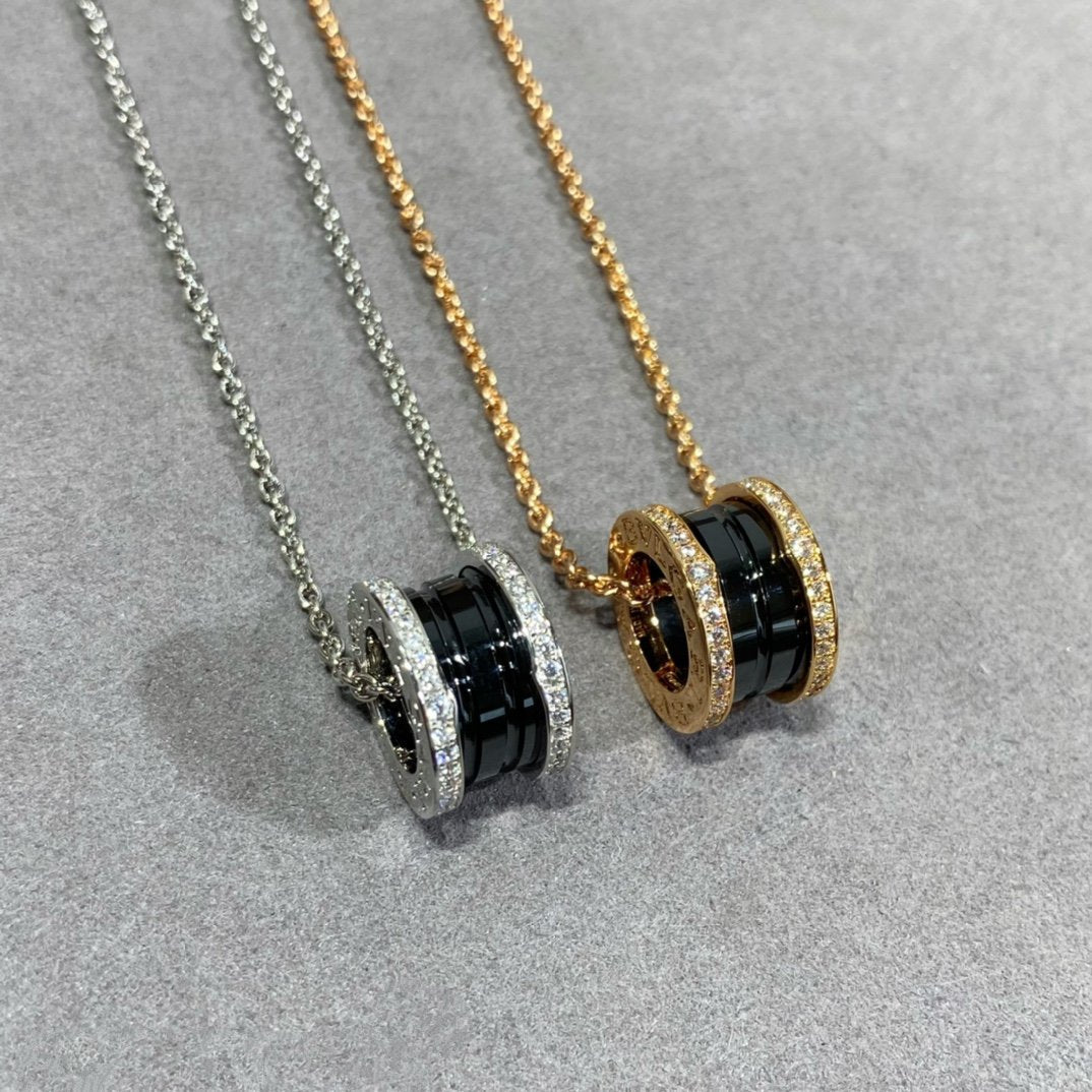 [⭐Haelin Jewelry]ZERO 1 DIAMOND CERAMIC NECKLACE