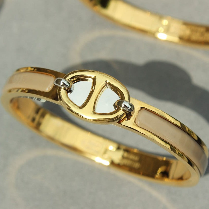 [⭐Haelin Jewelry]CLIC CHAINE GOLD BRACELET