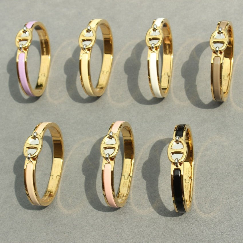 [⭐Haelin Jewelry]CLIC CHAINE GOLD BRACELET