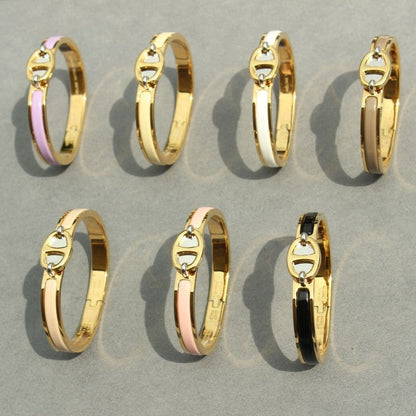 [⭐Haelin Jewelry]CLIC CHAINE GOLD BRACELET