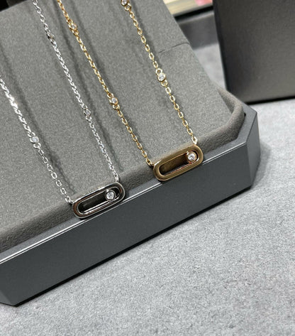 [⭐Haelin Jewelry]MOVE UNO DIAMOND NECKLACE