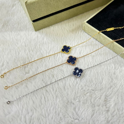 [⭐Haelin Jewelry]CLOVER 1 MOTIF PIETERSITE BRACELET