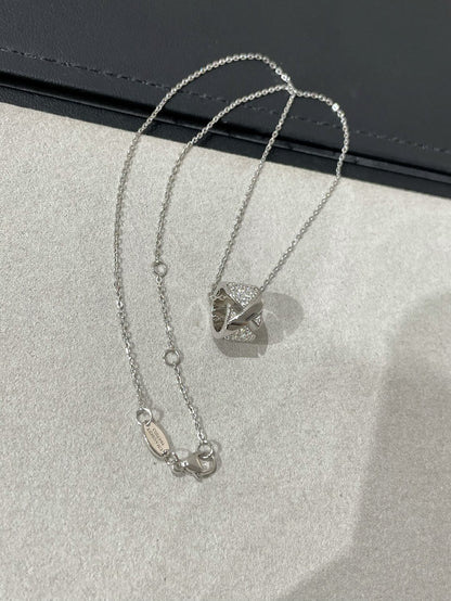 [⭐Haelin Jewelry]LIENS EVIDENCE DIAMOND PAVED NECKLACE