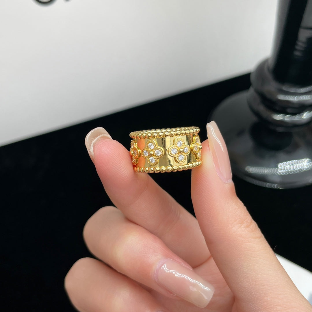 [⭐Haelin Jewelry]PERLEE DIAMOND LARGE RING