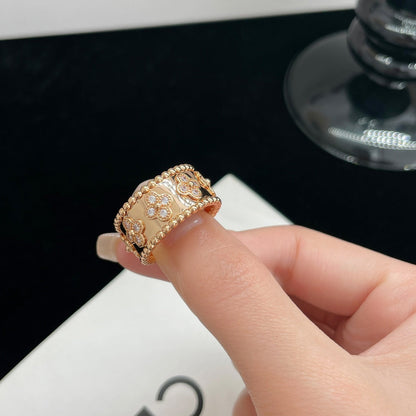 [⭐Haelin Jewelry]PERLEE DIAMOND LARGE RING