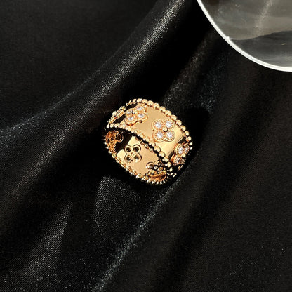 [⭐Haelin Jewelry]PERLEE DIAMOND LARGE RING