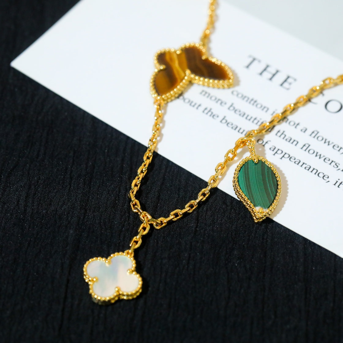 [⭐Haelin Jewelry]LUCKY SPRING 5 MOTIF GOLD BRACELET