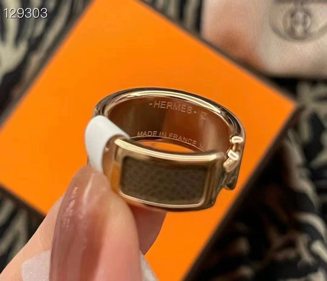 [⭐Haelin Jewelry]OLYMPE PINK GOLD RING