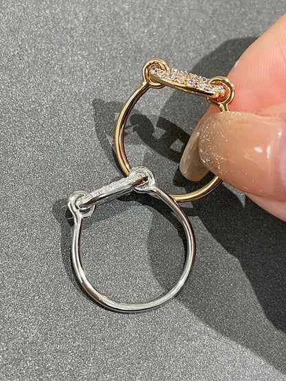[⭐Haelin Jewelry]RONDE SMALL DIAMOND RING
