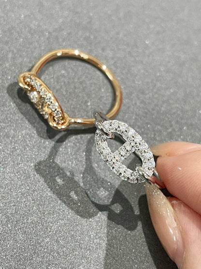 [⭐Haelin Jewelry]RONDE SMALL DIAMOND RING