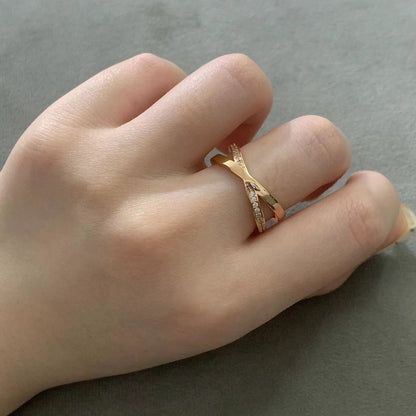 [Haelin Jewelry]ATLAS X DIAMOND RING