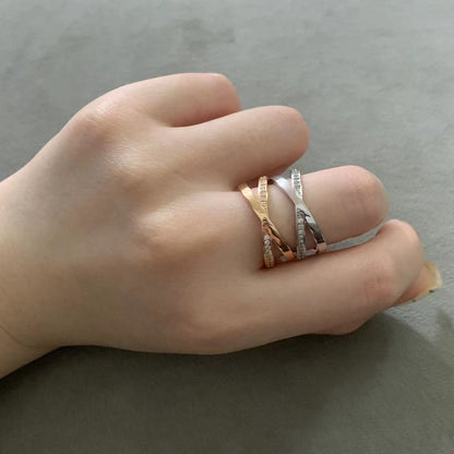 [Haelin Jewelry]ATLAS X DIAMOND RING