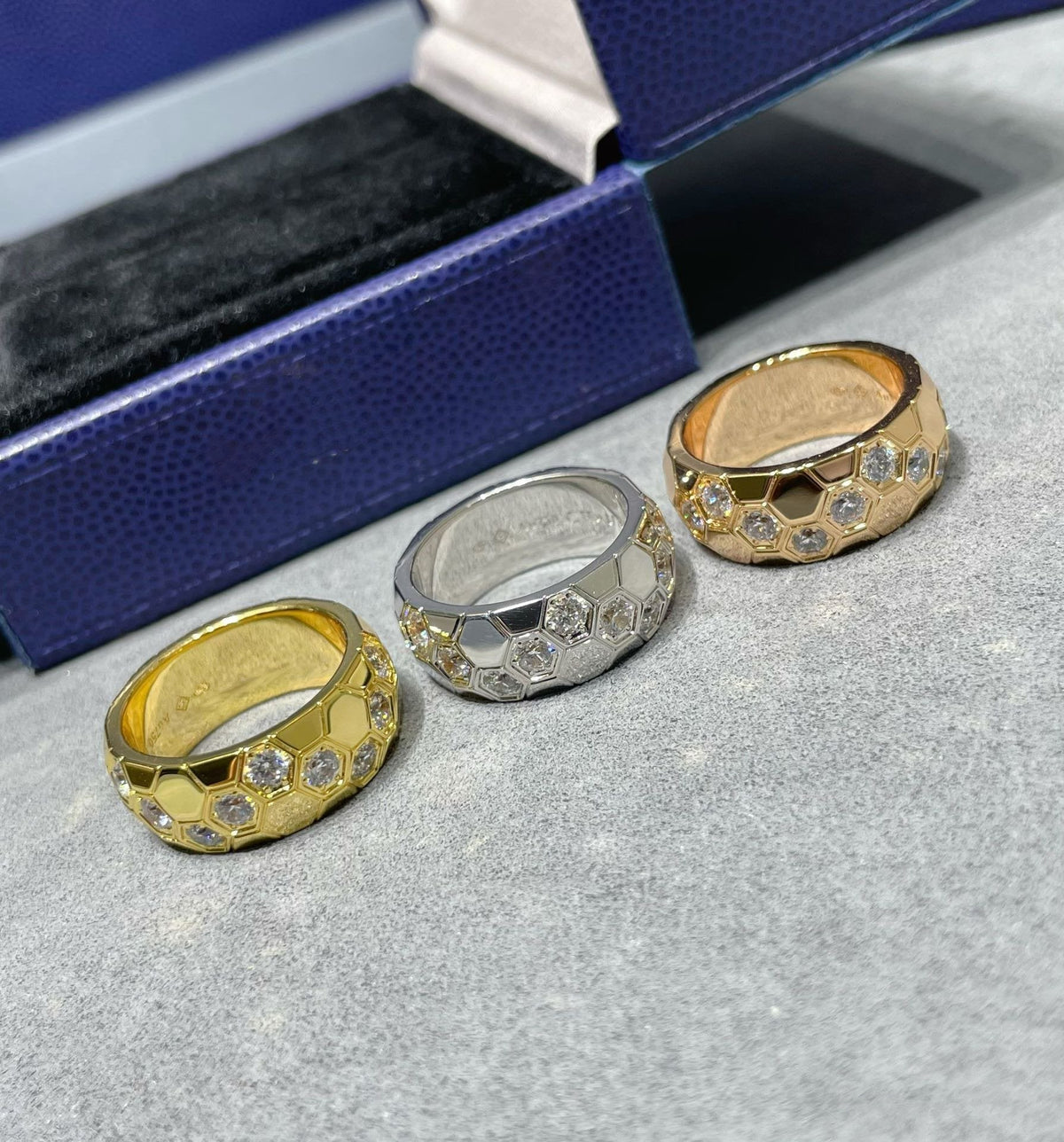 [⭐Haelin Jewelry]BEE LOVE DIAMOND LARGE RING