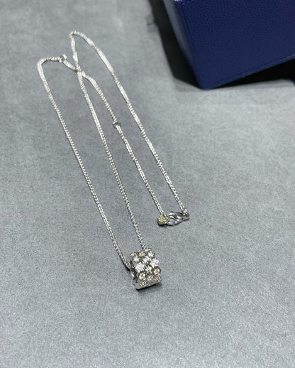 [⭐Haelin Jewelry]BEE LOVE DIAMOND PAVED 3 ROW NECKLACE