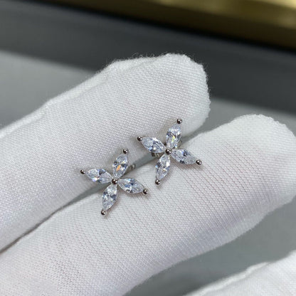 [Haelin Jewelry]VICTORIA SILVER DIAMOND STUD MINI EARRINGS