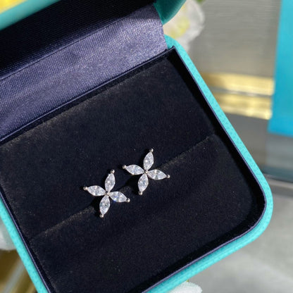 [Haelin Jewelry]VICTORIA SILVER DIAMOND STUD MINI EARRINGS