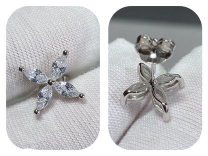 [Haelin Jewelry]VICTORIA SILVER DIAMOND STUD MINI EARRINGS