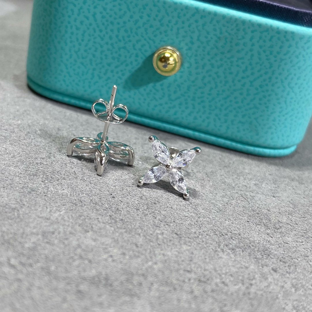 [Haelin Jewelry]VICTORIA SILVER DIAMOND STUD MINI EARRINGS