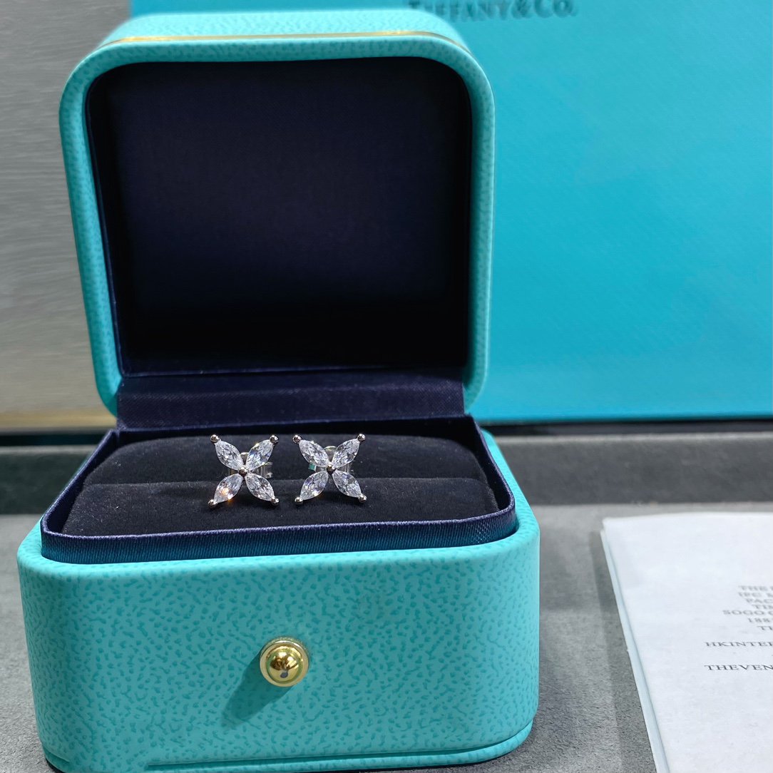 [Haelin Jewelry]VICTORIA SILVER DIAMOND STUD MINI EARRINGS