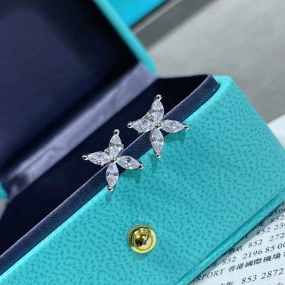 [Haelin Jewelry]VICTORIA SILVER DIAMOND STUD MINI EARRINGS