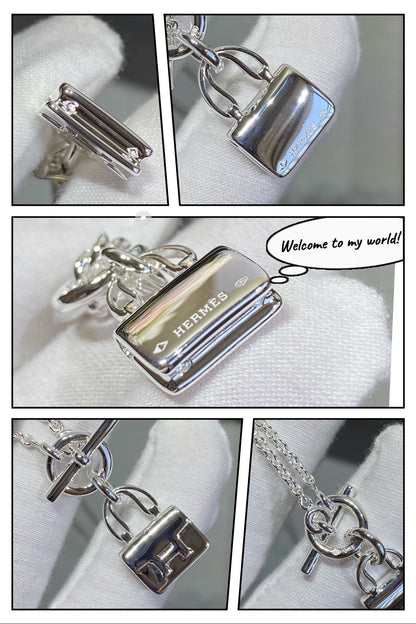 [⭐Haelin Jewelry]CONSTANCE PEDANT SILVER NECKLACE