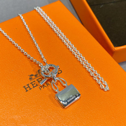 [⭐Haelin Jewelry]CONSTANCE PEDANT SILVER NECKLACE