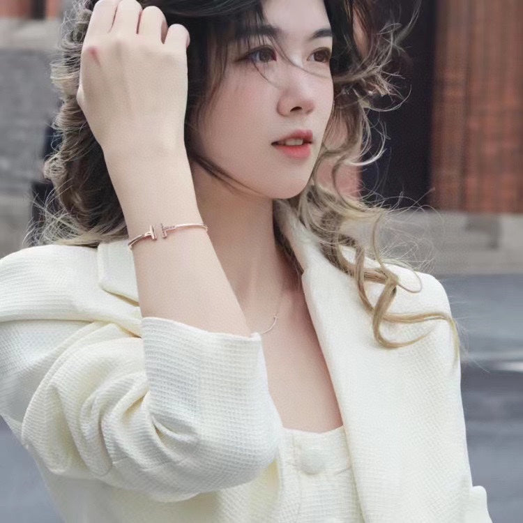 [Haelin Jewelry]T PINK GOLD PINK DIAMOND BRACELET