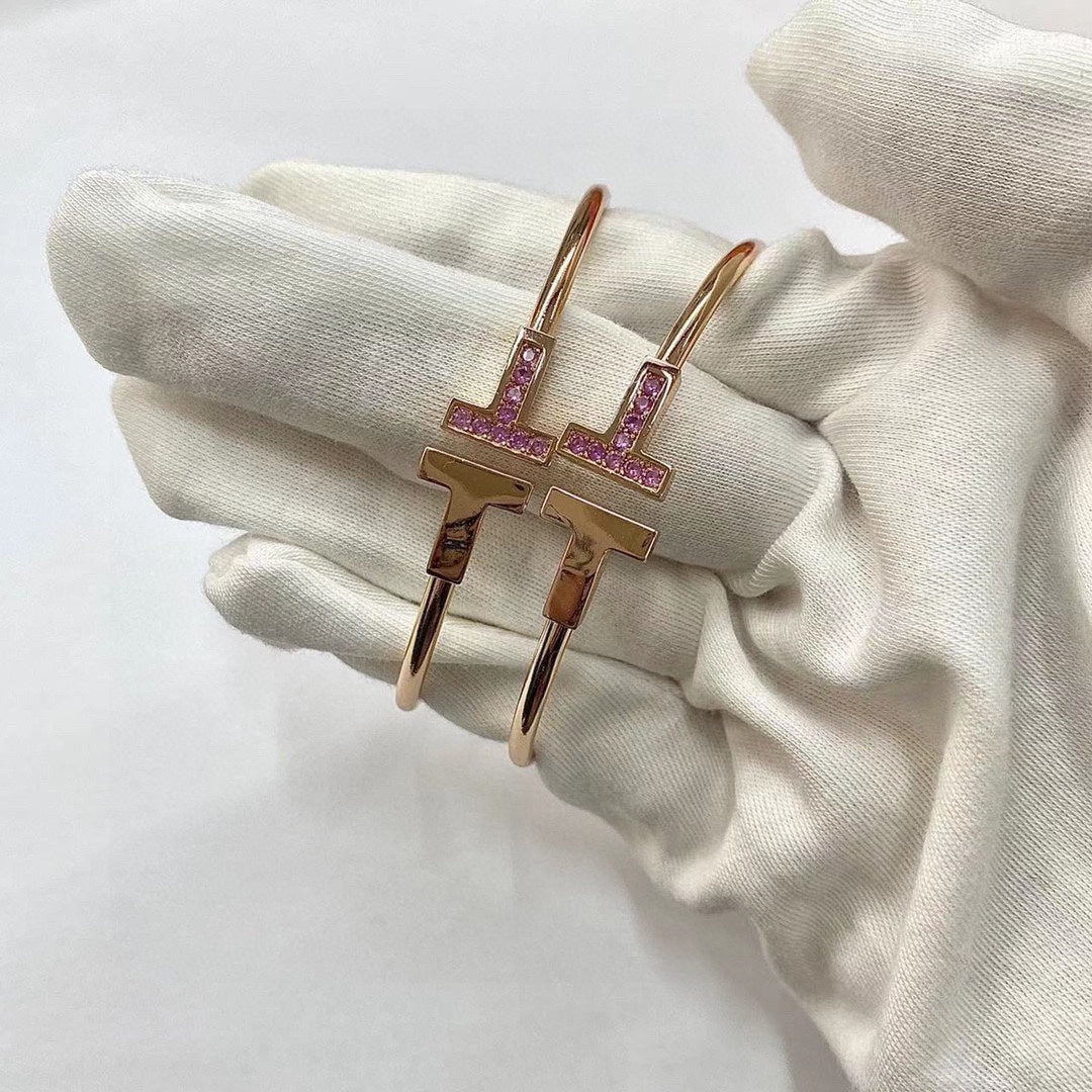 [Haelin Jewelry]T PINK GOLD PINK DIAMOND BRACELET
