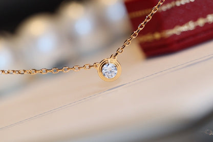 [⭐Haelin Jewelry]DAMOUR DIAMOND NECKLACE